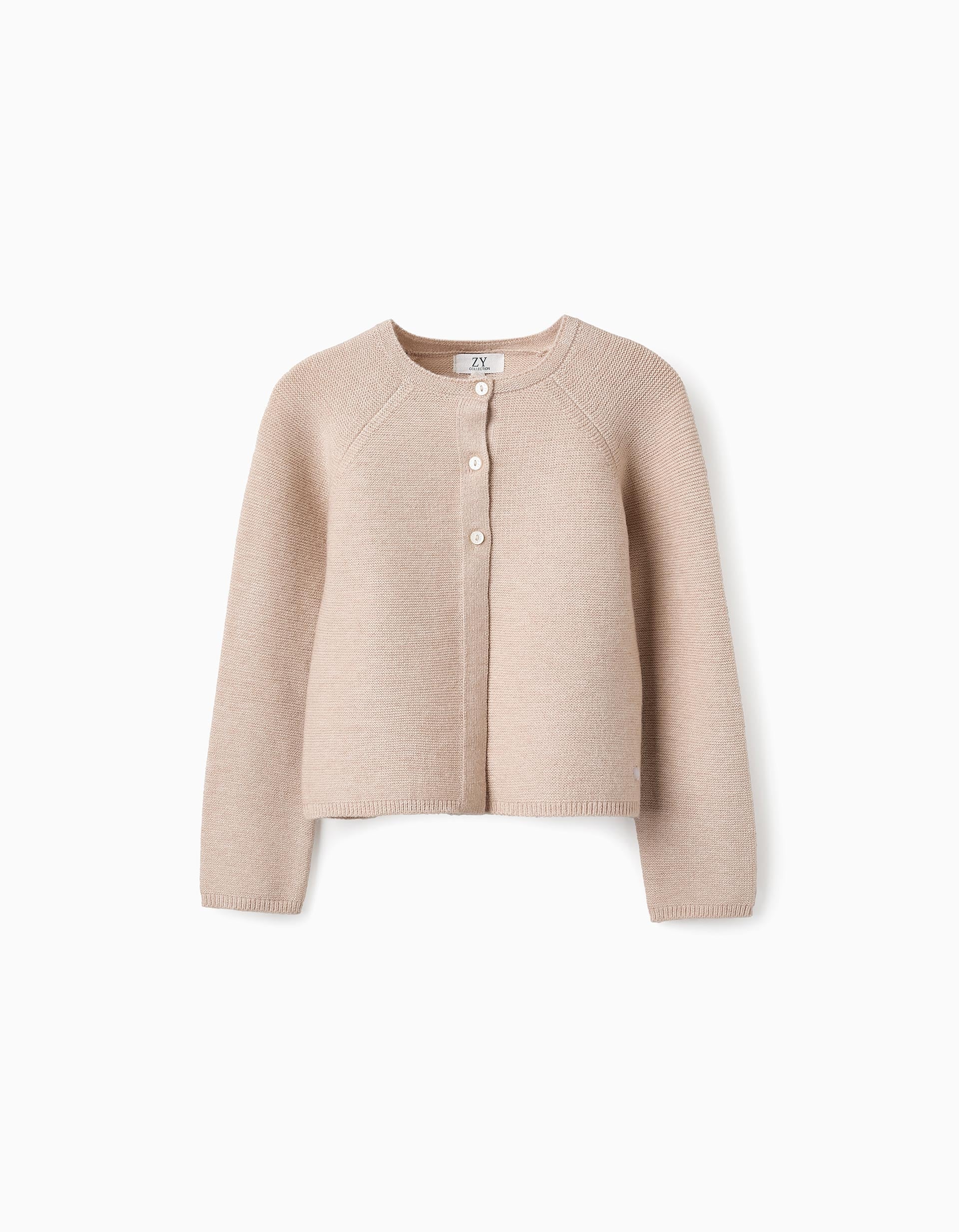 Cardigan for Girls, Beige