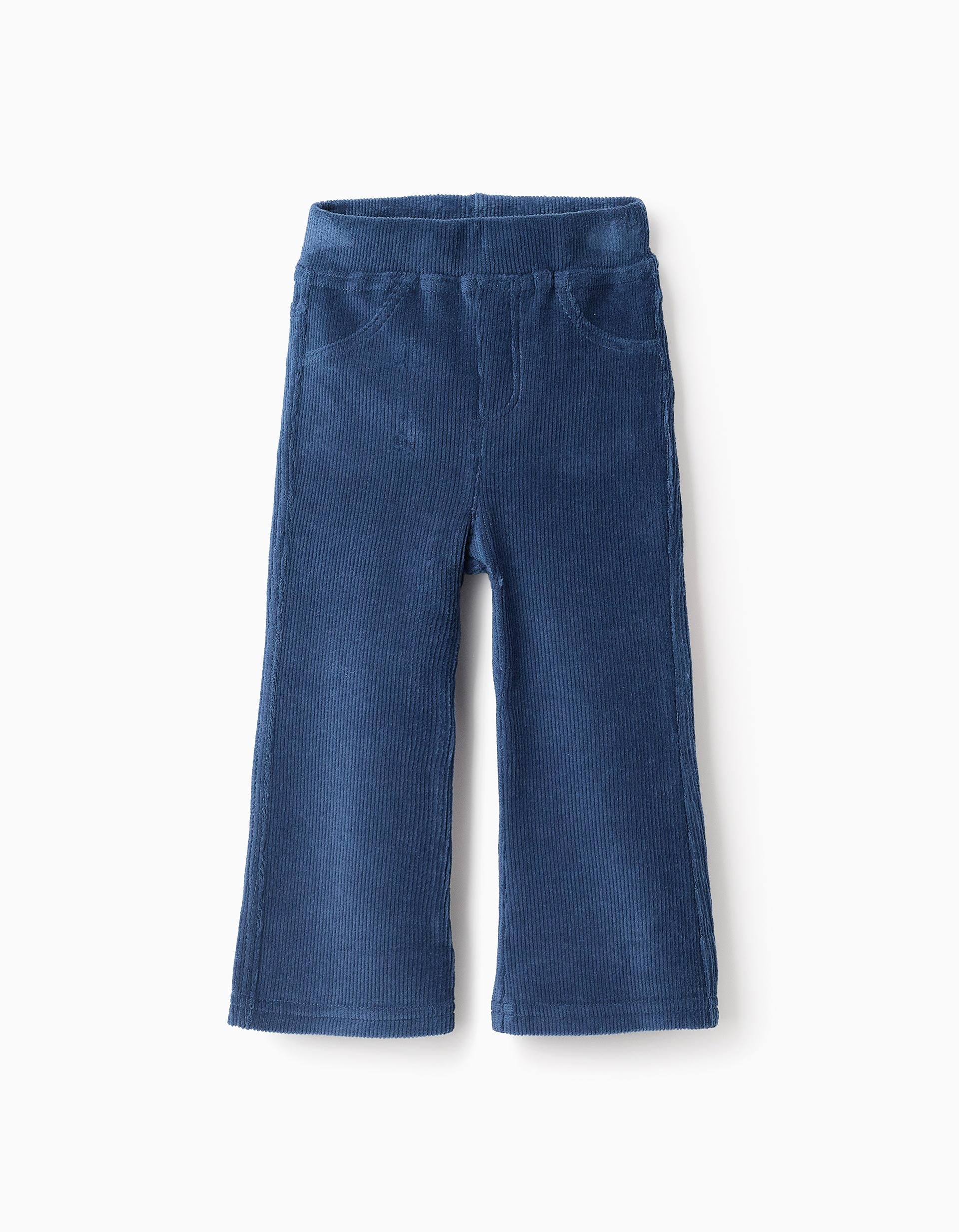 Jegging en Velours Côtelé pour Bébé Fille 'Flare', Turquoise