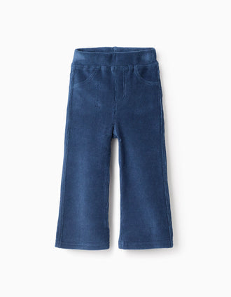 Jegging de Pana para Bebé Niña 'Flare', Turquesa