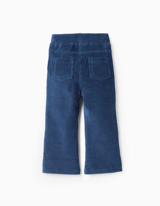 Jegging de Pana para Bebé Niña 'Flare', Turquesa
