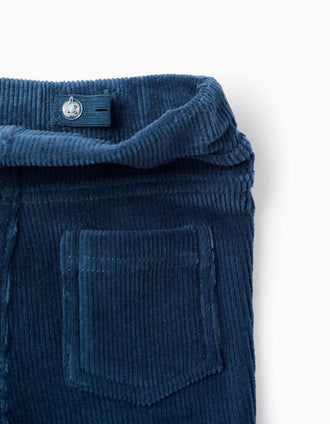 Jegging de Pana para Bebé Niña 'Flare', Turquesa