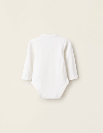 Body avec Imprimé pour Nouveau-né, Blanc