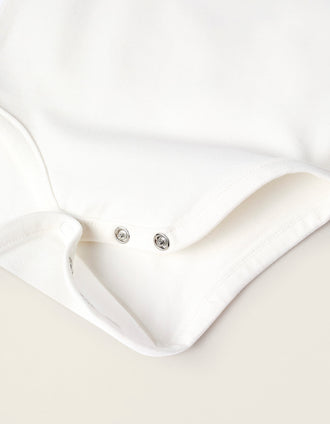 Body avec Imprimé pour Nouveau-né, Blanc