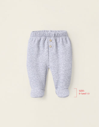Pantalón con Efecto Térmico para Recién Nacido, Gris