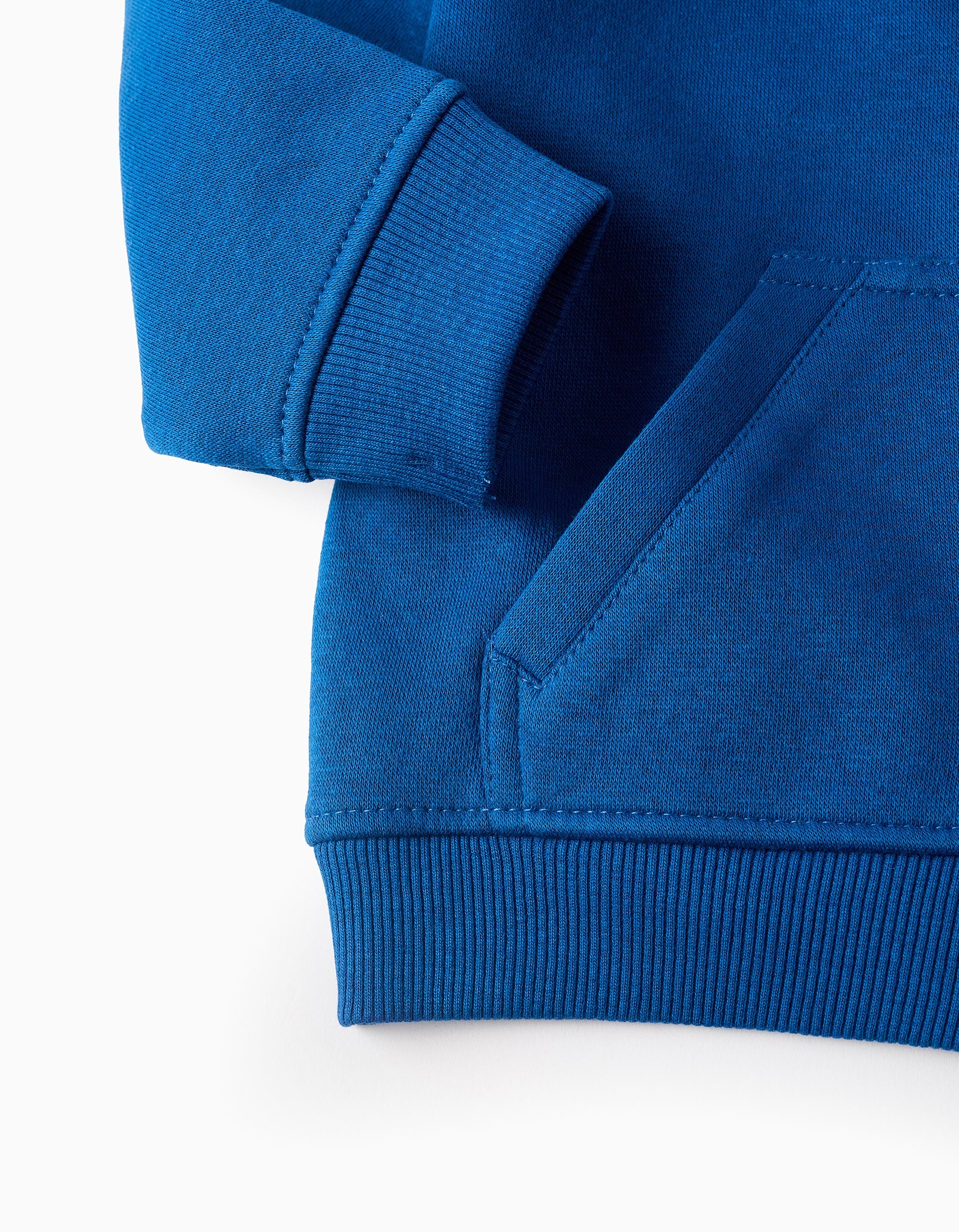 Chaqueta Perchada con Capucha y 3D para Bebé Niño 'Monstruo', Azul