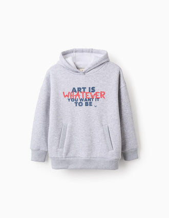 Sudadera Efecto Térmico para Niño 'Art', Gris