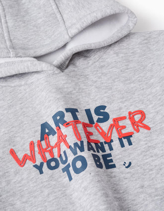 Sudadera Efecto Térmico para Niño 'Art', Gris