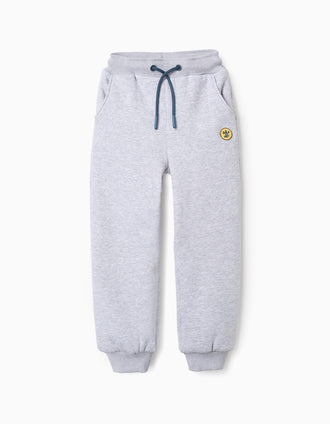 Pantalón de Chándal Efecto Térmico para Niño 'Art', Gris