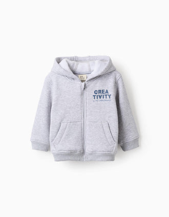 Veste à Effet Thermique pour Garçon 'Art', Gris