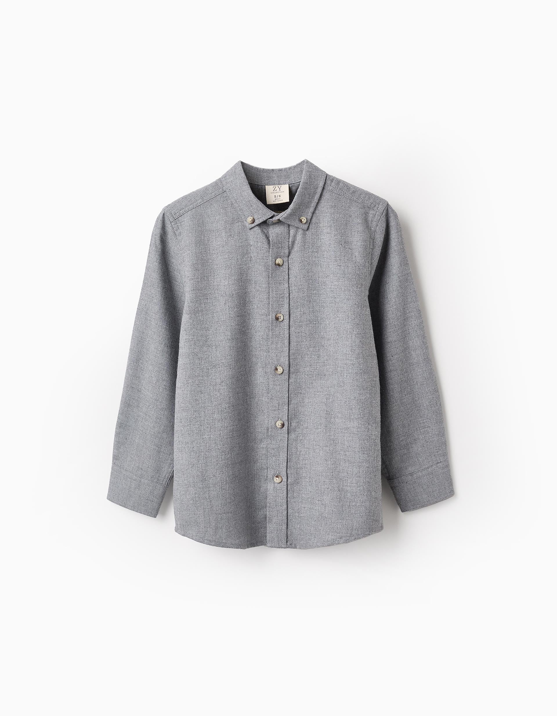 Cotton Shirt for Boys, Grey