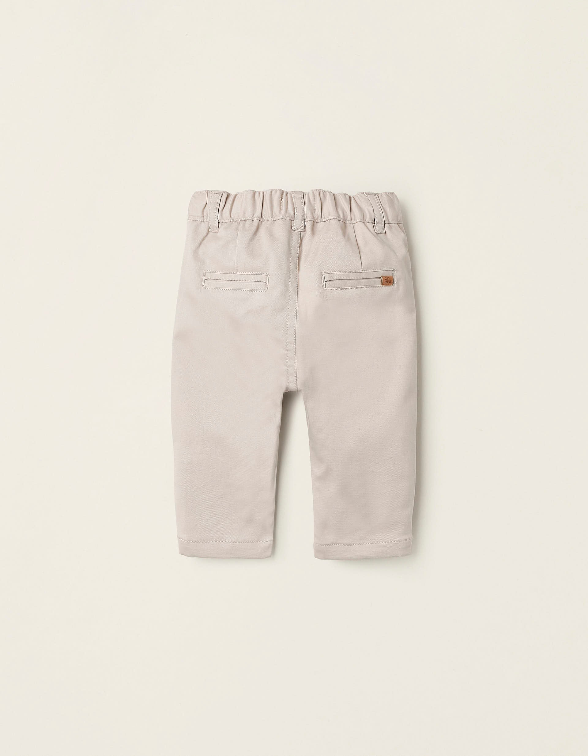 Chino Trousers for Newborn Boys, beige