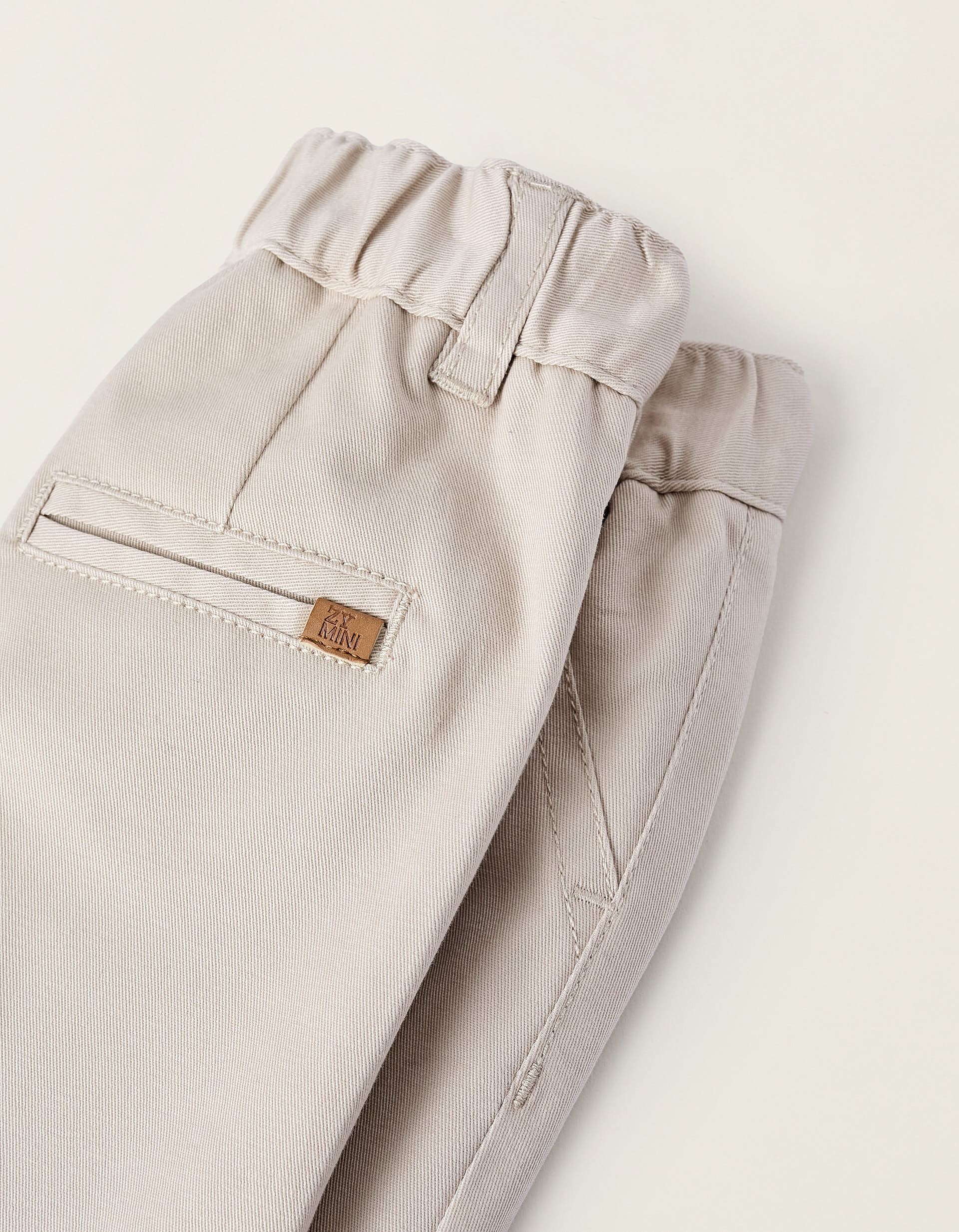 Chino Trousers for Newborn Boys, beige