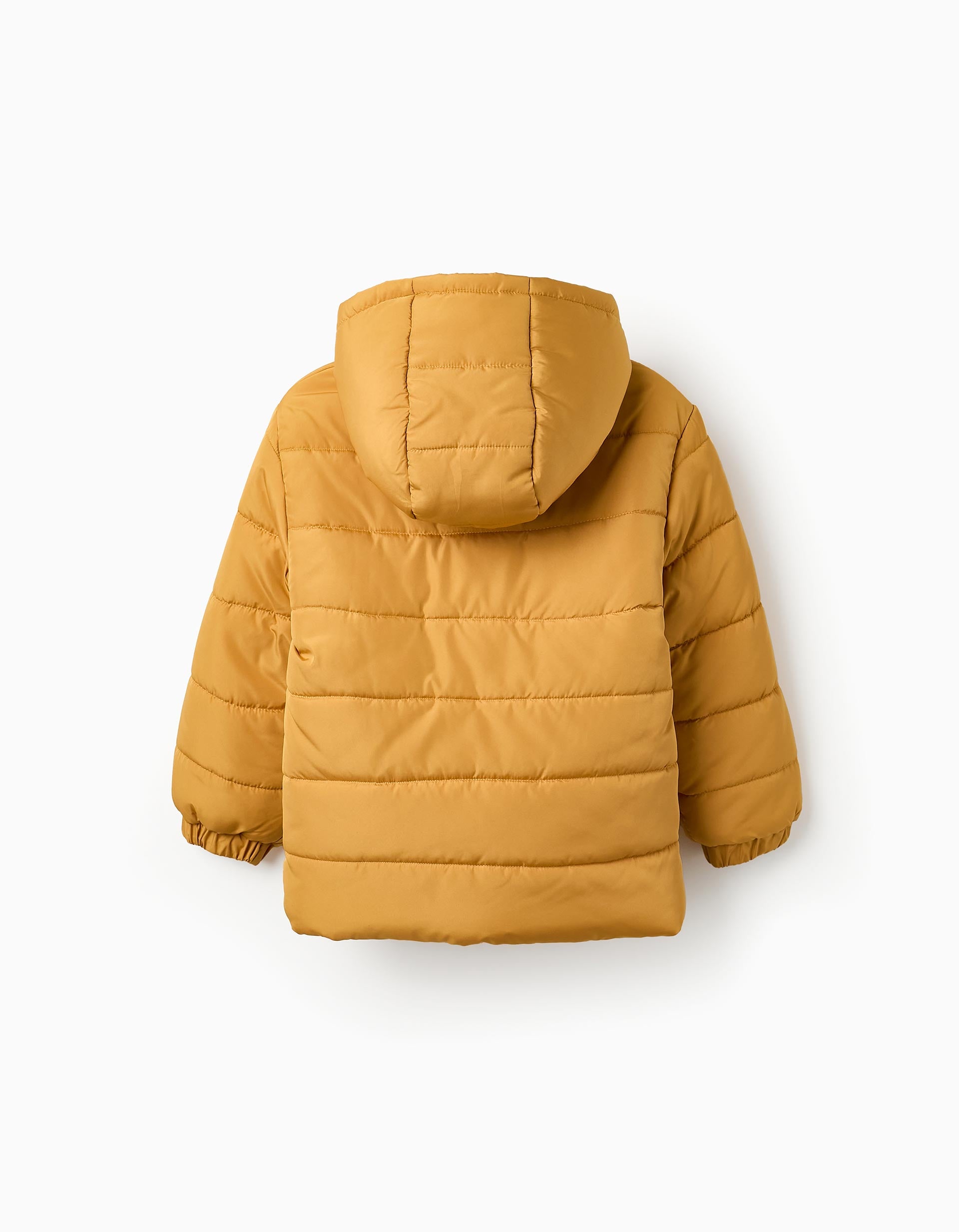 Padded Hooded Jacket for Boys, Yellow