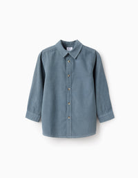 Camisa de Pana para Niño, Azul