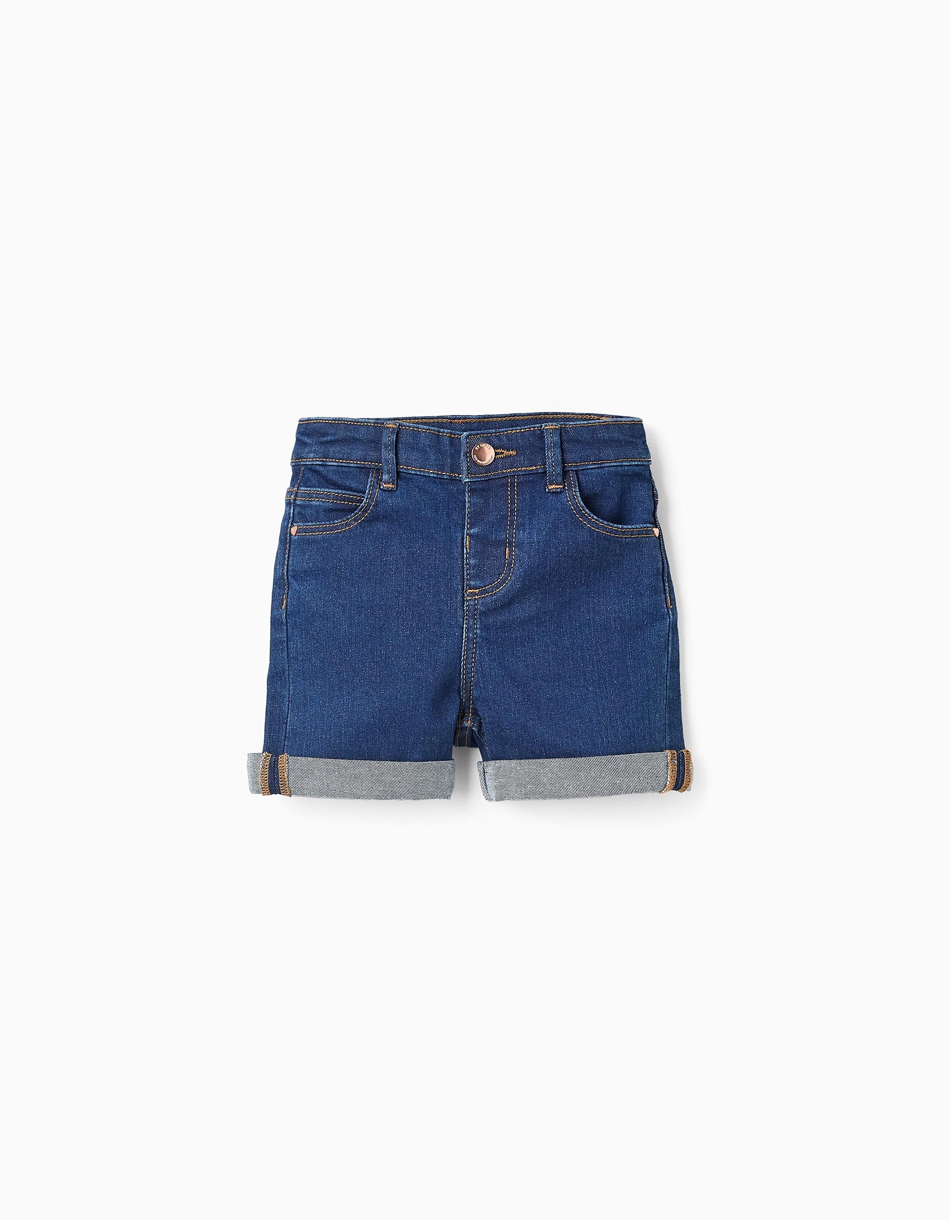 Denim Shorts for Baby Girls, Blue