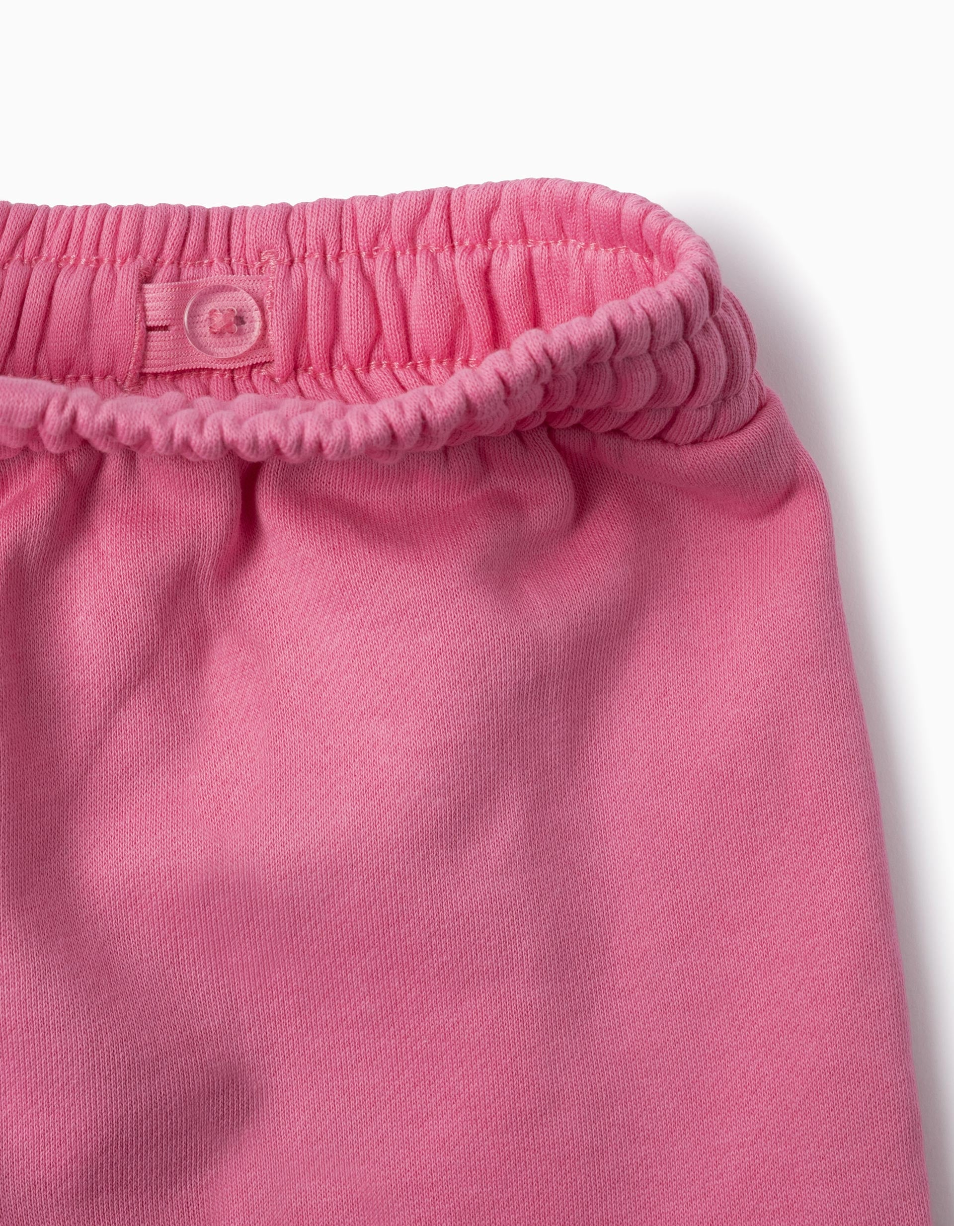 Pantalon de Jogging en Coton avec Poches Cargo pour Fille, Rose