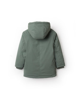 Parka con Forro de Sherpa para Niño, Verde