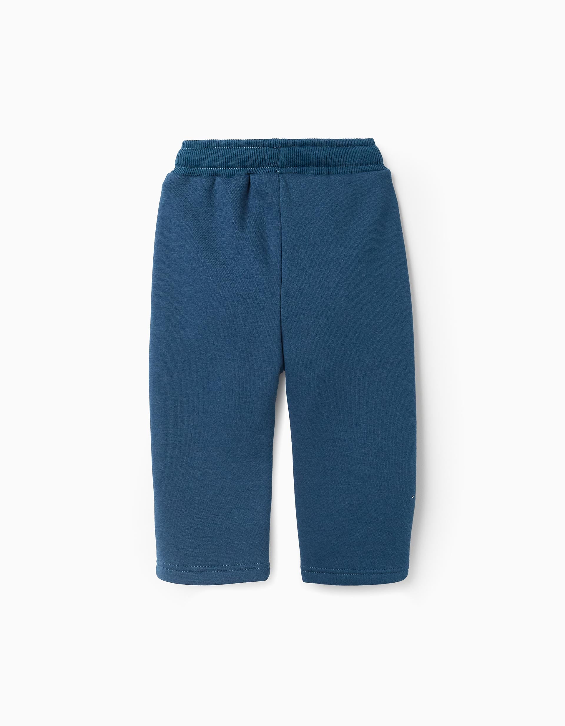 Brushed Joggers for Baby Boys 'Art', Turquoise