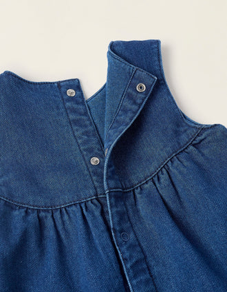 Robe en Jean pour Nouveau-Née, Bleu