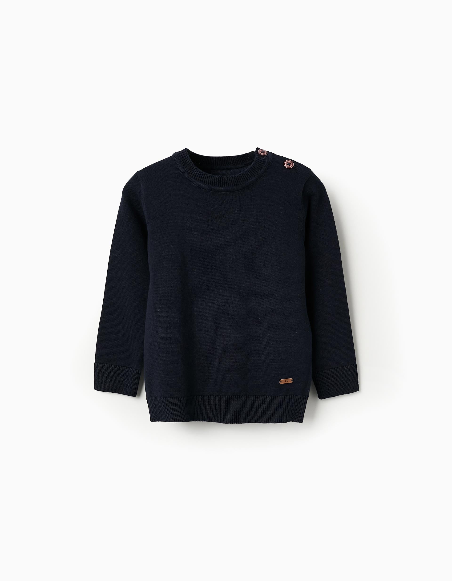 Fine Jumper for Baby Boys, Dark Blue