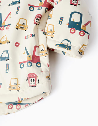 Parka de Borracha com Enchimento para Bebé Menino, Bege
