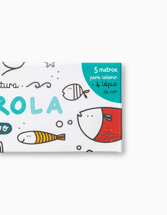 Rolo Para Colorir - O Oceano Edicare 3A+