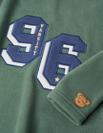 Pyjama Polaire pour Garçon '96', Vert/Bleu