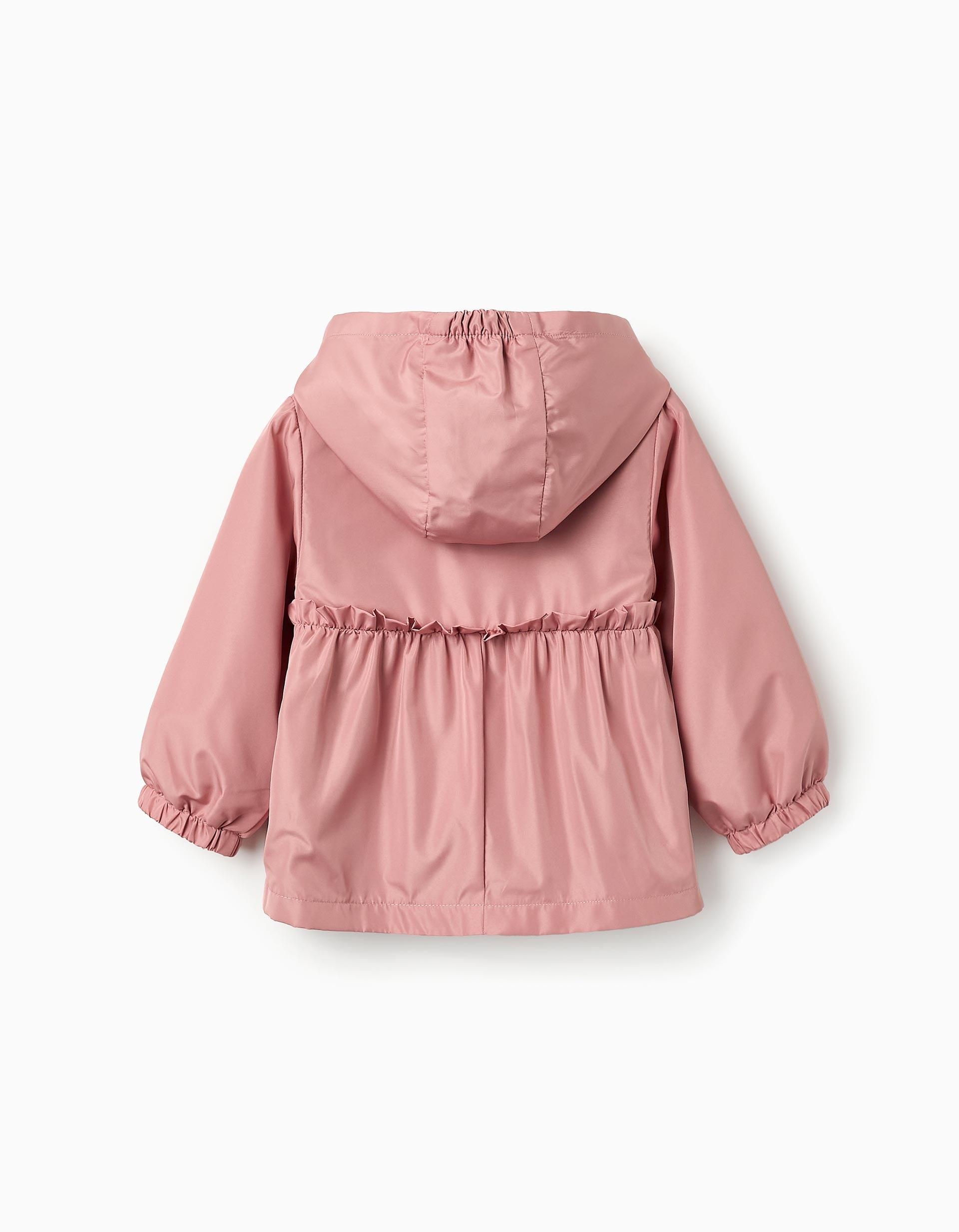 Hooded Windbreaker for Baby Girls, Pink