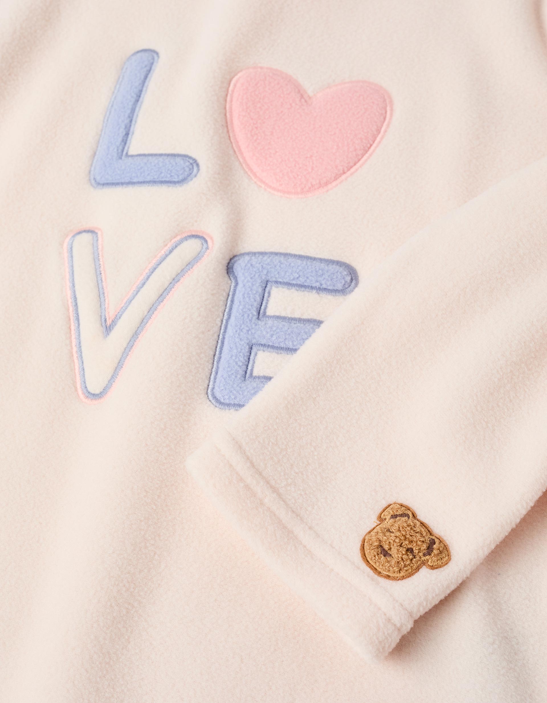 Polar Pyjama for Girls 'Love', Pink