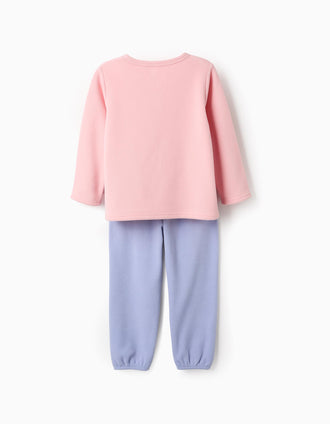 Pijama Polar para Menina 'Coruja', Rosa/Azul