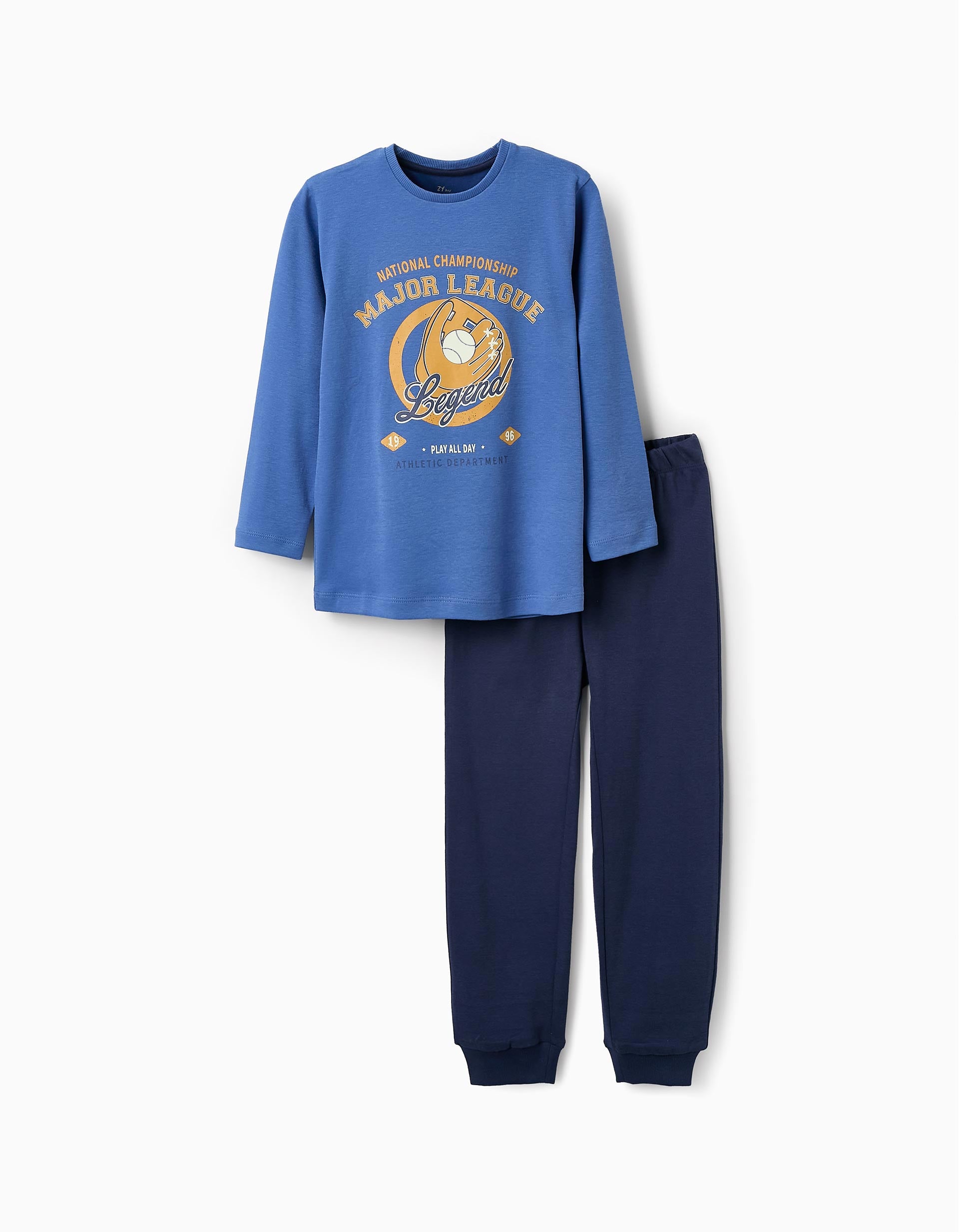 Glow in the Dark Pyjama for Boys 'Legend', Blue