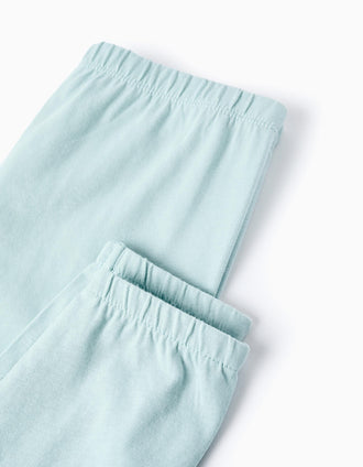 Pijama de Algodão para Menina 'Happy Place', Azul