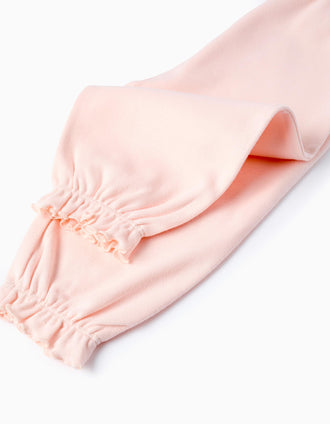 Pijama de Algodão para Bebé Menina 'Tom & Jerry', Cinza/Rosa