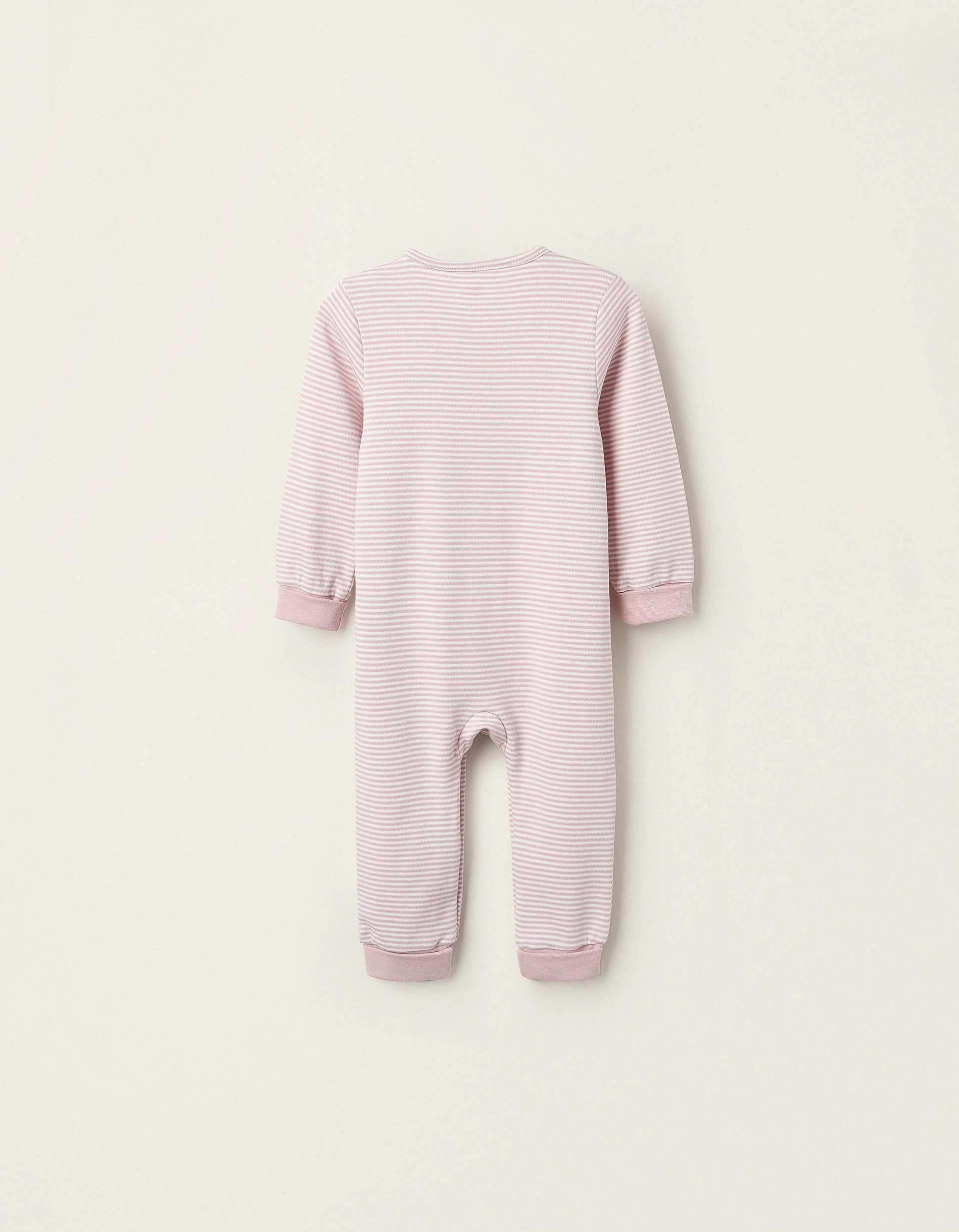 Sleepsuit + bib for Baby Girls 'Mum & Dad', Pink