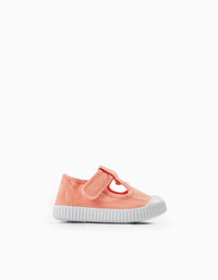 Sandalias de Lona para Bebé 'Victoria', Coral