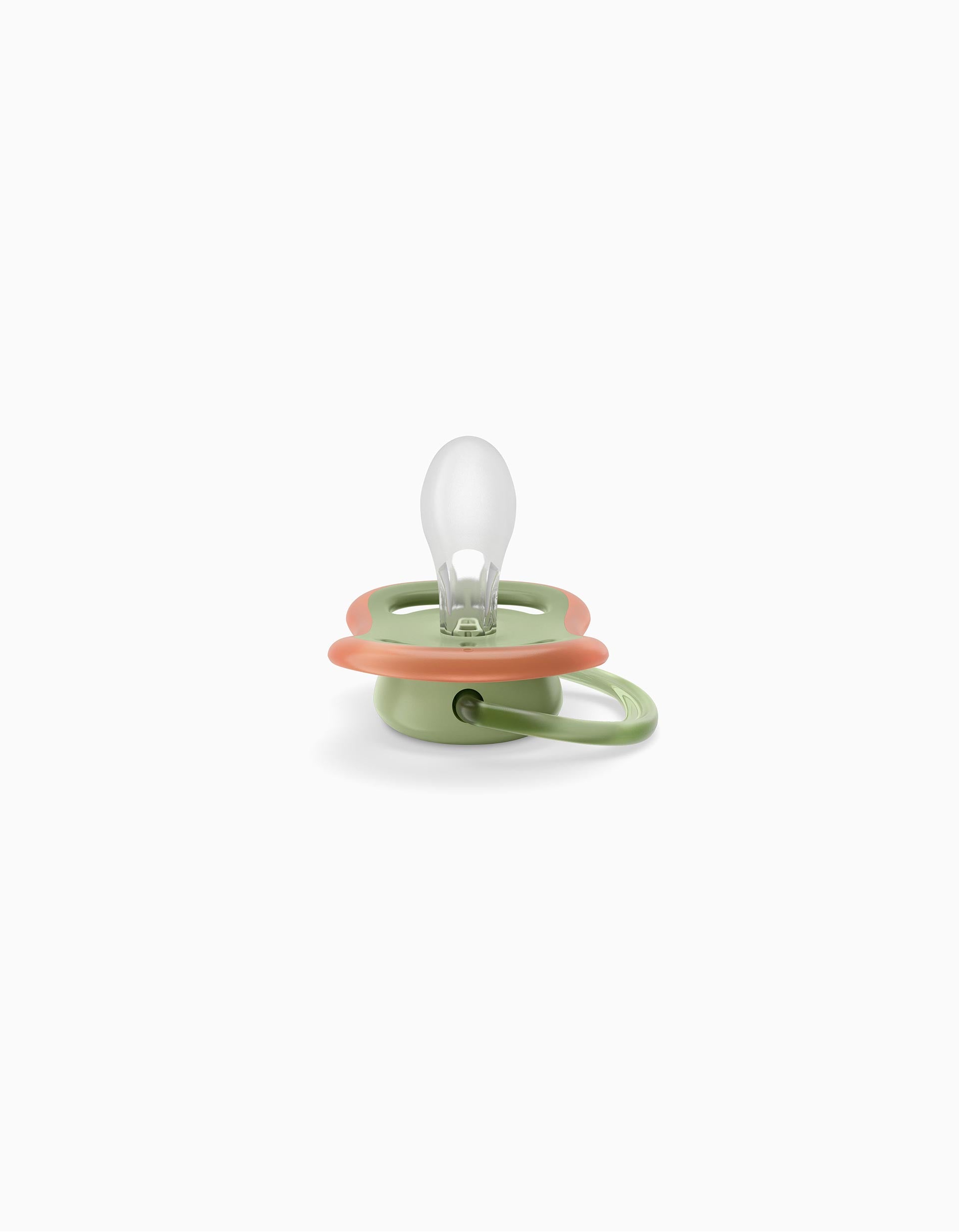 2 Chupetas Philips/Avent Ultra Air Silicone 6-18M, Cinza/Verde