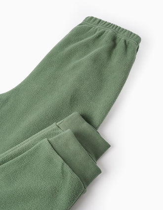 Pijama Polar para Niño 'T-Rex', Gris/Verde