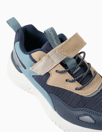 Baskets pour Garçon 'ZY Superlight', Beige/Bleu