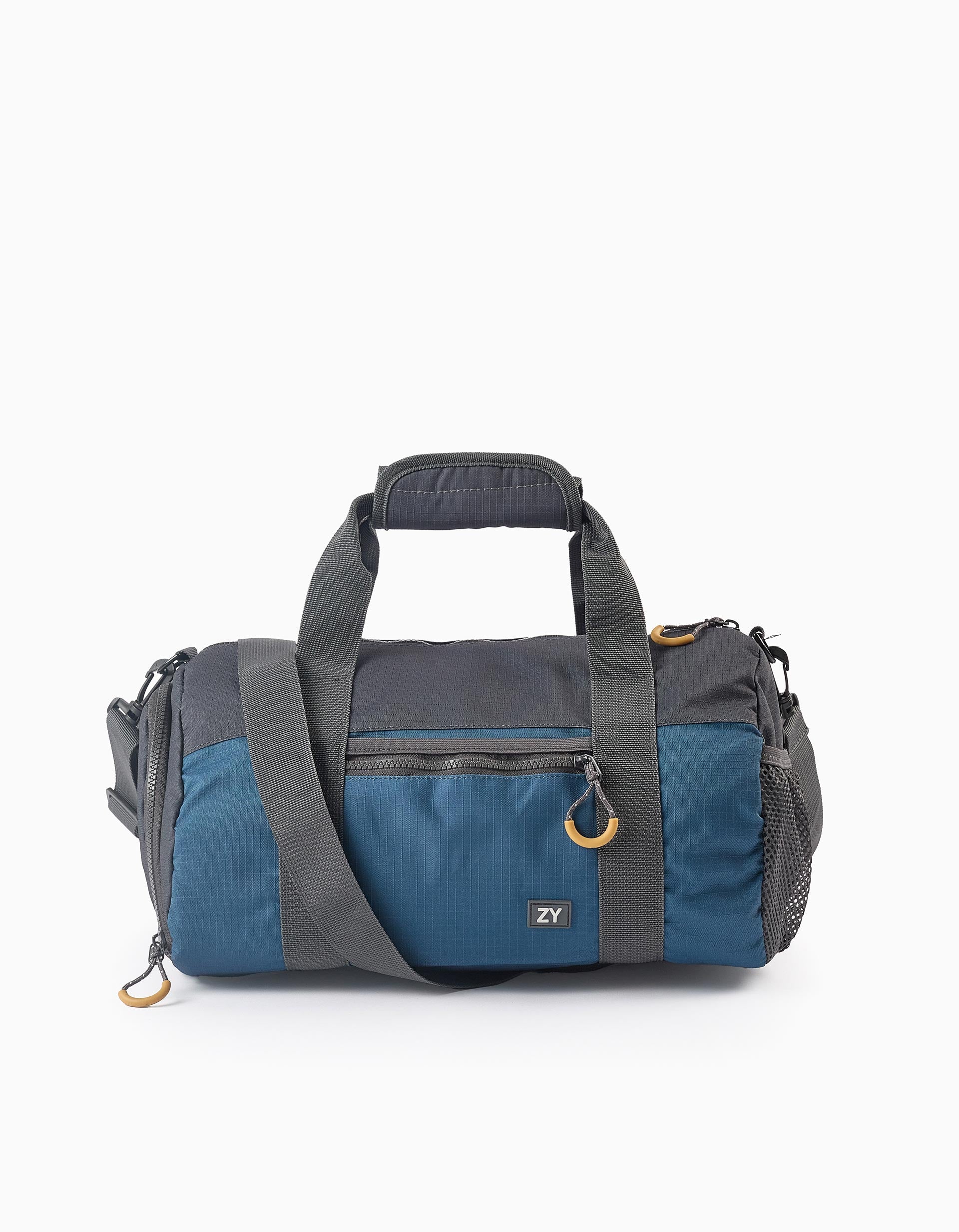 Sports Bag for Boys, Grey/Blue