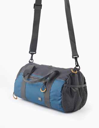 Bolsa de Deporte para Niño, Gris/Azul