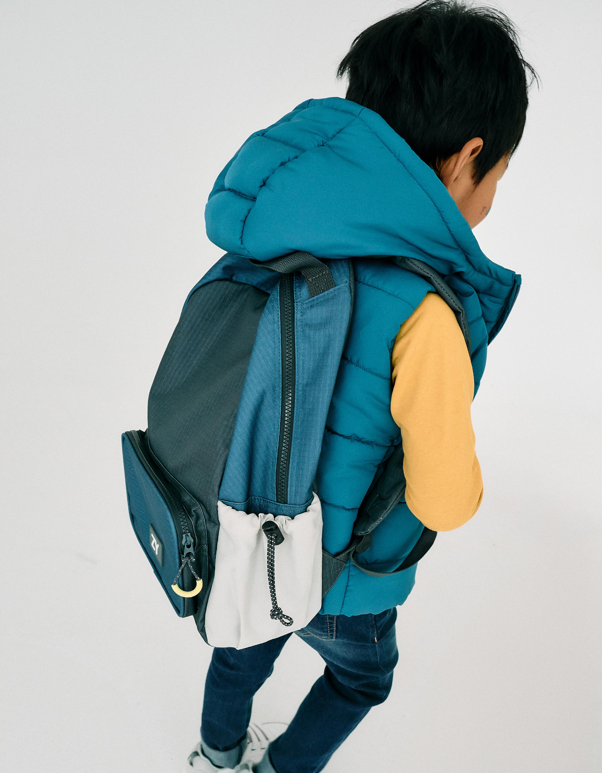 Backpack for Boys, Grey/Blue