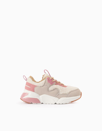 Sapatilhas de Sherpa para Menina 'Superlight Runner', Rosa/Bege