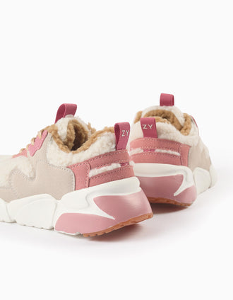 Sapatilhas de Sherpa para Menina 'Superlight Runner', Rosa/Bege