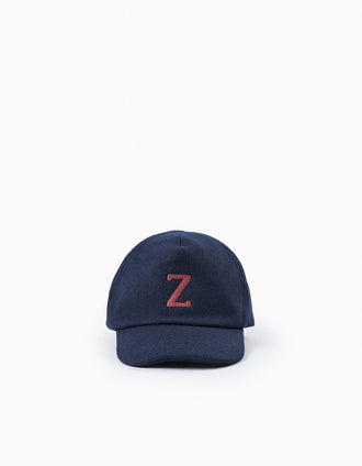 Boné de Feltro ZY para Bebé e Menino, Azul Escuro