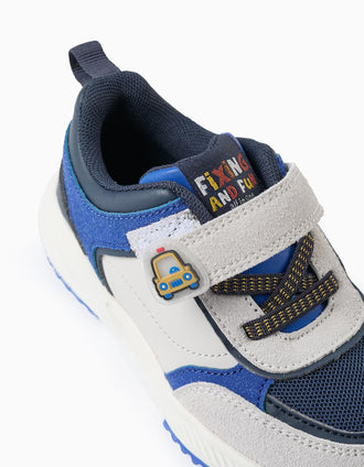 Zapatillas para Bebé Niño 'ZY Superlight - Taxi', Gris/Azul