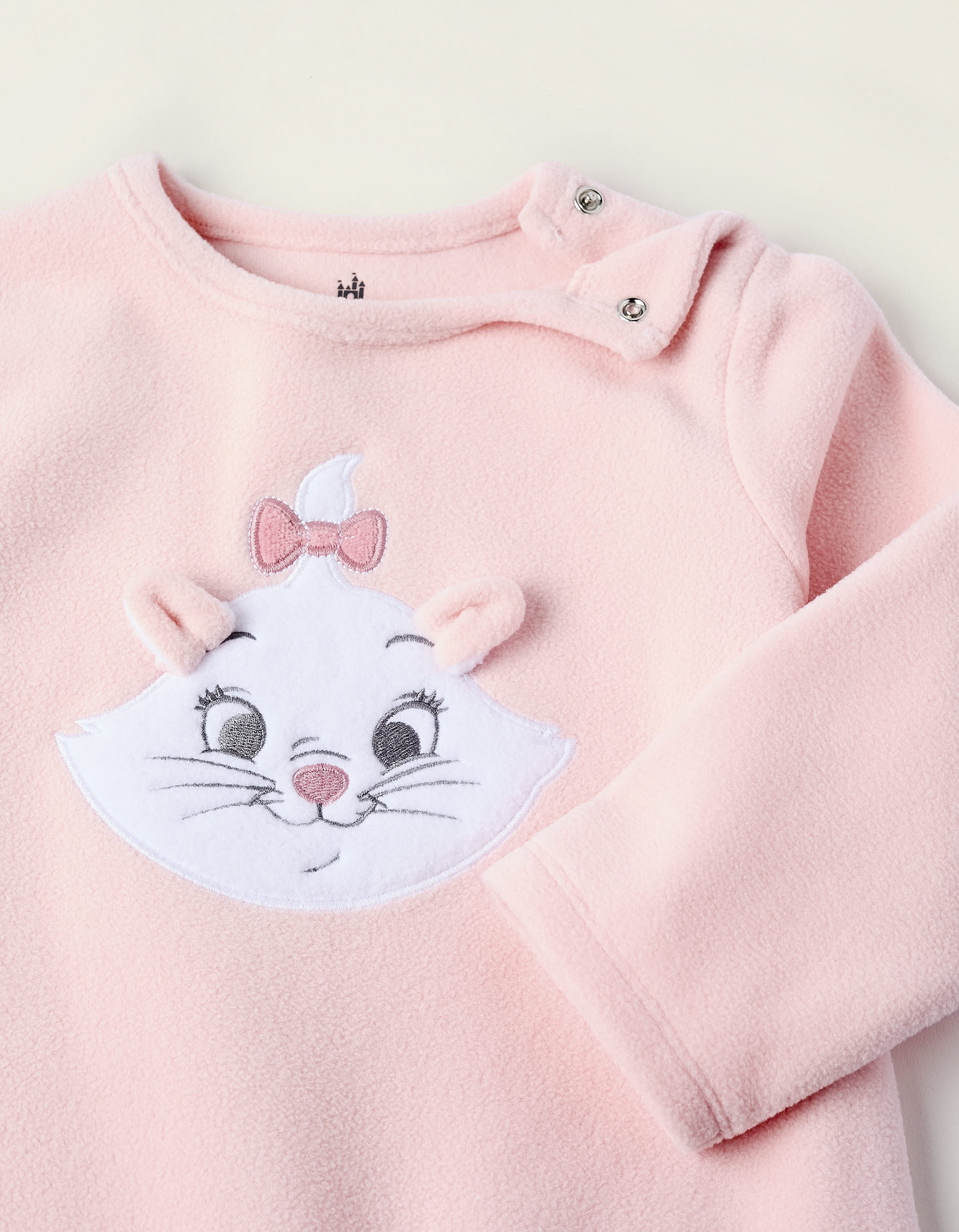 Polar Sleepsuit for Newborn Girls 'Aristocats', Pink