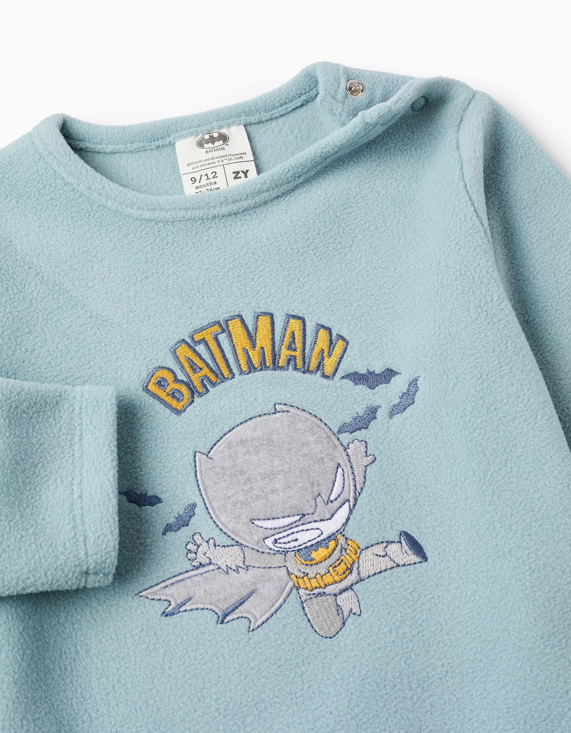 Polar Pyjama for Baby Boys 'Batman', Grey/Blue