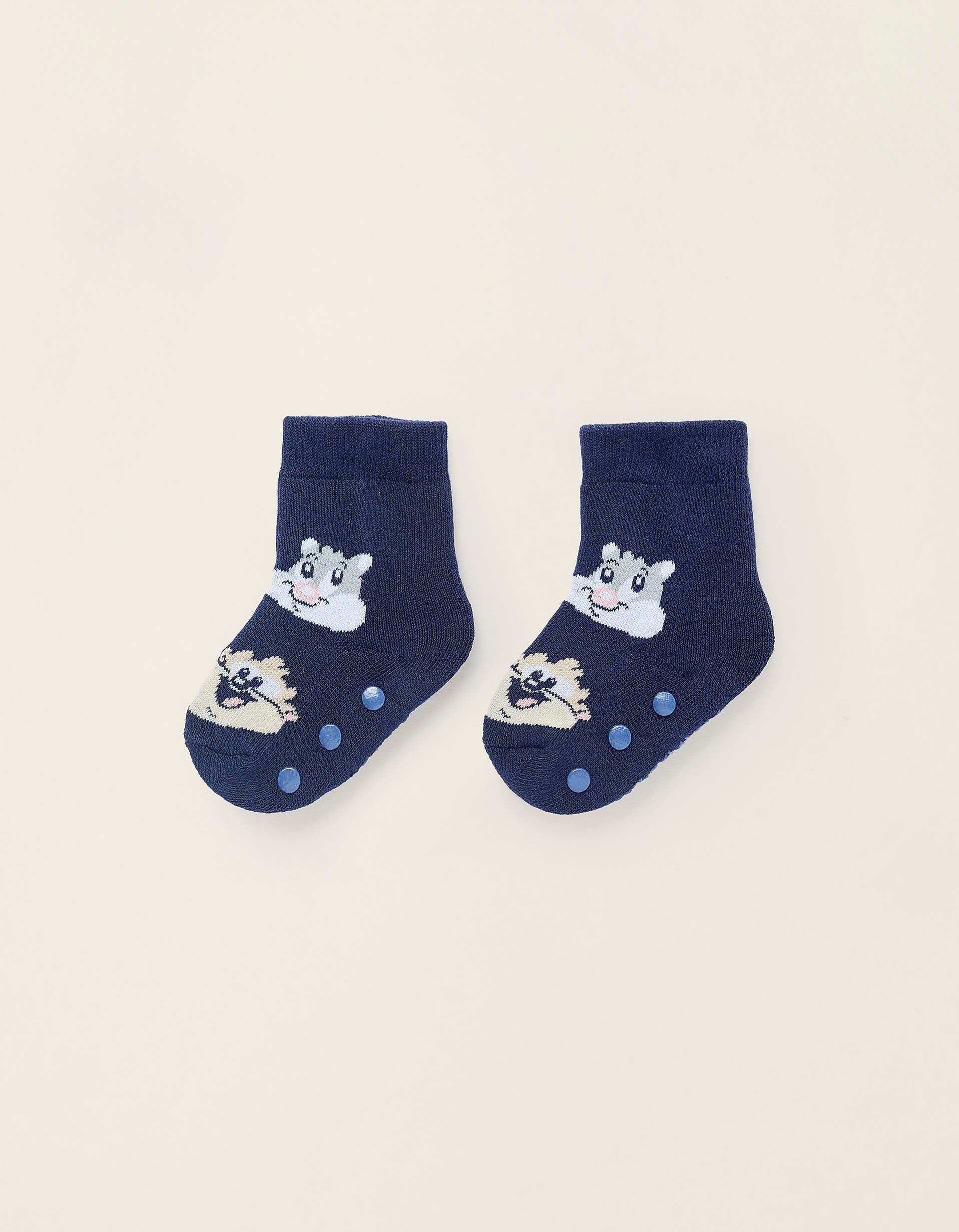 Non-slip Socks for Baby Boys 'Looney Tunes', Dark Blue