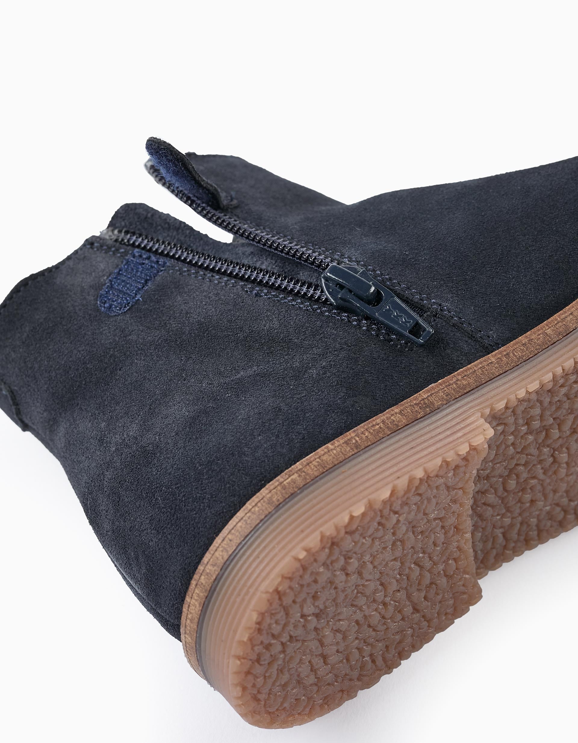 Chelsea Suede Boots for Girls, Dark Blue