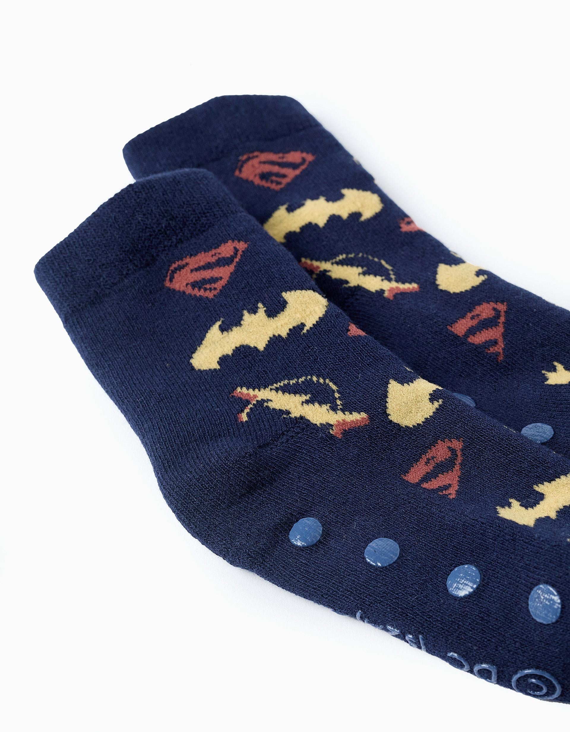 Non-slip Socks for Boys 'DC - Justice League', Dark Blue